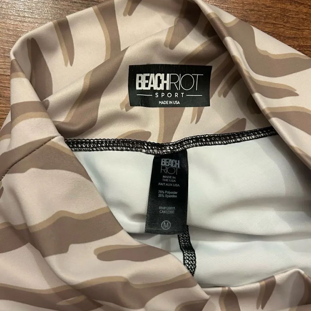 Beach Riot Zebra Leggings Medium - Picture 4 of 5